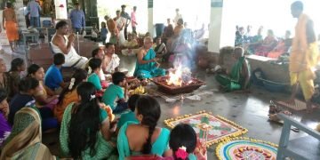 ಭದ್ರಾವತಿ: ಅದ್ದೂರಿಯಾಗಿ ನೆರವೇರಿದ ಶ್ರೀನಿವಾಸ ರಥೋತ್ಸವ