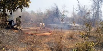 ಕಿಡಿಗೇಡಿತನದಿಂದ ಸೊರಬ ತಾಲೂಕಿನ ಗ್ರಾಮಗಳಲ್ಲಿ ಭಾರೀ ಅಗ್ನಿ ಅನಾಹುತ