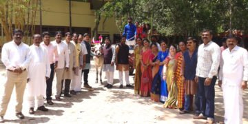 ಭದ್ರಾವತಿ ಸರ್‌ಎಂವಿ ಕಾಲೇಜಿನಲ್ಲಿ ಹಳ್ಳಿ ಸೊಗಡು: ವಿಸ್ಮಯಗೊಳಿಸಿದ ಮಹಿಳಾ ದಿನಾಚರಣೆ