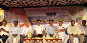 ಶಿಕಾರಿಪುರ; ಸದೃಢ ಸಮಾಜ ನಿರ್ಮಾಣದಲ್ಲಿ ಕ್ರೀಡೆ ಪಾತ್ರ ಮಹತ್ವದ್ದು: ರಾಘವೇಂದ್ರ