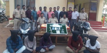 ಭದ್ರಾವತಿ: ಬೈಕ್ ಅಡ್ಡಗಟ್ಟಿ ದರೋಡೆ ಮಾಡುತ್ತಿದ್ದ ನಟೋರಿಯಸ್ ಕಳ್ಳರ ಗ್ಯಾಂಗ್ ಬಂಧನ