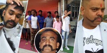 ದೇಶದಲ್ಲೀಗ ಅಭಿನಂದನ್ ಮೀಸೆ ಟ್ರೆಂಡ್: ಬೆಂಗಳೂರಿನ ಈ ಸಲೂನ್’ನಲ್ಲಿ ಫ್ರೀ ಸ್ಟೈಲ್