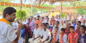 2022ರ ವೇಳೆಗೆ ರೈತರ ಆದಾಯ ದ್ವಿಗುಣವಾಗಲು ಮೋದಿಯನ್ನು ಬೆಂಬಲಿಸಿ: ರಾಘವೇಂದ್ರ ಕರೆ