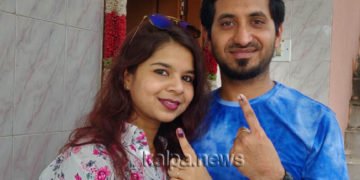 ಜರ್ಮನಿಯಿಂದ ಆಗಮಿಸಿ ದೇಶದ ಅಭಿವೃದ್ದಿಗೆ ಮತ ಚಲಾಯಿಸಿದ ಭದ್ರಾವತಿ ದಂಪತಿಗೆ ವ್ಯಾಪಕ ಪ್ರಶಂಸೆ