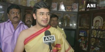 ದೇಶದ ಶಾಸನ ರಚನೆಯಲ್ಲಿ ಭಾಗಿಯಾಗುತ್ತೇನೆಂಬ ನಂಬಿಕೆಯಿದೆ: ತೇಜಸ್ವಿ ಸೂರ್ಯ ಗೆಲುವಿನ ಭರವಸೆ