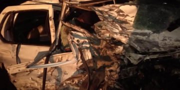 ಚಳ್ಳಕೆರೆ ಬಳಿ ಭೀಕರ ಅಪಘಾತ: ಓರ್ವ ಸಾವು