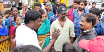 ಶಿವಮೊಗ್ಗ ಹೊಸಮನೆ ಬಡಾವಣೆಯಲ್ಲಿ ನೀರಿಗೆ ಹಾಹಾಕಾರ: ಅಧಿಕಾರಿಗಳಿಗೆ ಸಾರ್ವಜನಿಕರ ದಿಗ್ಬಂಧನ