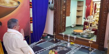 ನೆರೆ ಹಾನಿಯಿಂದ ರಕ್ಷಿಸಲು ಶ್ರೀರಾಮದೇವರ ಮೊರೆ ಹೋದ ಸ್ಪೀಕರ್ ವಿಶ್ವೇಶ್ವರ ಹೆಗಡೆ ಕಾಗೇರಿ