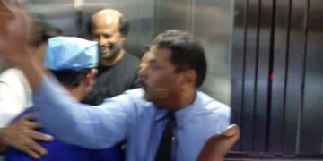 ಬೆಂಗಳೂರಿನ ಅಪೋಲೊ ಆಸ್ಪತ್ರೆಗೆ ರಜನಿಕಾಂತ್ ಭೇಟಿ: ಮುಗಿಬಿದ್ದ ಅಭಿಮಾನಿಗಳು