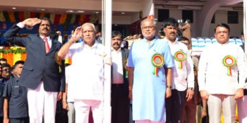 ಕನ್ನಡ ರಾಜ್ಯೋತ್ಸವ: ಮುಖ್ಯಮಂತ್ರಿ ಯಡಿಯೂರಪ್ಪರಿಂದ ಧ್ವಜಾರೋಹಣ