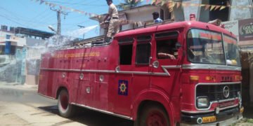 ಭದ್ರಾವತಿ: ವಿಐಎಸ್‌ಎಲ್-ಎಂಪಿಎಂ ಪ್ರದೇಶಗಳಲ್ಲಿ ಕ್ರಿಮಿನಾಶಕ ಸಿಂಪಡಣೆ