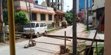 ಬಿಬಿ ರಸ್ತೆ ಸೇರಿದಂತೆ ಶಿವಮೊಗ್ಗದ ಹಲವು ರಸ್ತೆ ಸೀಲ್ ಡೌನ್