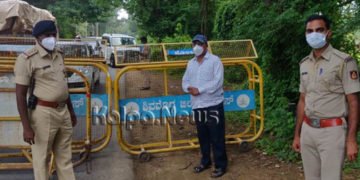 ಕೊರೋನಾ ಹೆಚ್ಚಳ ಹಿನ್ನೆಲೆ: ಭದ್ರಾವತಿ ತಾಲೂಕಿನ ಕಾರೇಹಳ್ಳಿ ಸೇರಿ ಎರಡು ಕಡೆ ಚೆಕ್ ಪೋಸ್ಟ್‌