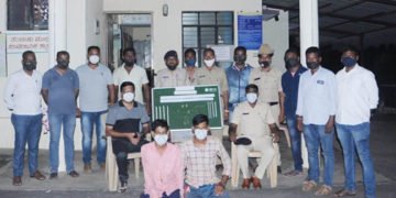 ಭದ್ರಾವತಿಯಲ್ಲಿ ಇಬ್ಬರು ಮನೆಗಳ್ಳರ ಬಂಧನ: ಲಕ್ಷಾಂತರ ರೂ. ಮೌಲ್ಯದ ಆಭರಣ ವಶ