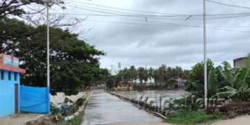 ಭದ್ರಾ ಹೊರ ಹರಿವು 55600 ಕ್ಯೂಸೆಕ್ಸ್‌’ಗೆ ಏರಿಕೆ: ಬಹುತೇಕ ಮುಳುಗಿದ ಹೊಸ ಸೇತುವೆ