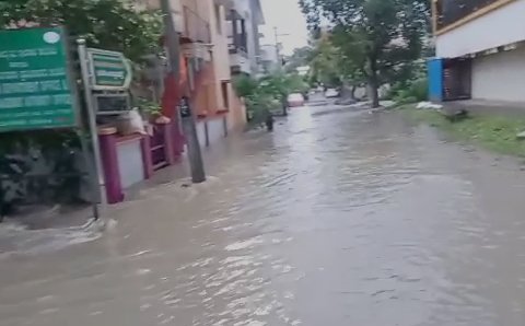 ವರುಣನ ಆರ್ಭಟಕ್ಕೆ ಶಿವಮೊಗ್ಗ ತತ್ತರ: ಗೋಪಾಳದಲ್ಲಿ ಮನೆಗಳಿಗೆ ನುಗ್ಗಿದ ನೀರು, ಬಹಳಷ್ಟು ಕಡೆ ಅವಾಂತರ