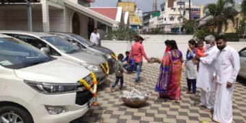 ಸಂಗಮೇಶ್ವರ ನಿವಾಸದಲ್ಲಿ ಆಯುಧ ಪೂಜೆ: ಕ್ಷೇತ್ರದ ಜನತೆಗೆ ಶಾಸಕರ ಹೃದಯಸ್ಪರ್ಶಿ ಶುಭಾಷಯ