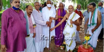 ಸಂಕರ್ಷಣ ಧರ್ಮ ಸಂಸ್ಥೆಯ ಸಮುದಾಯ ಭವನ ಕಾಮಗಾರಿಗೆ ಶಾಸಕರಿಂದ ಗುದ್ದಲಿ ಪೂಜೆ