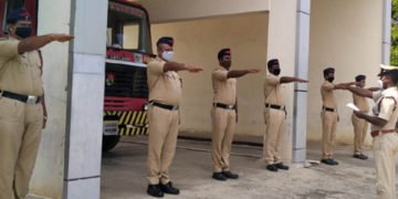 ಭದ್ರಾವತಿ ಅಗ್ನಿ ಶಾಮಕ ಸಿಬ್ಬಂದಿಗಳಿಗೆ ಕೋವಿಡ್19 ಅರಿವು ಹಾಗೂ ಪ್ರತಿಜ್ಞಾ ವಿಧಿ ಸ್ವೀಕಾರ