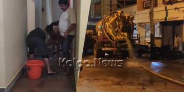 ಕುಂಭದ್ರೋಣ ಮಳೆಗೆ ಬೆಚ್ಚಿದ ಭದ್ರಾವತಿ: ಹಳೇನಗರದಲ್ಲಿ ಮನೆಗಳಿಗೆ ನುಗ್ಗಿದ ನೀರು, ನಿವಾಸಿಗಳ ಪರದಾಟ