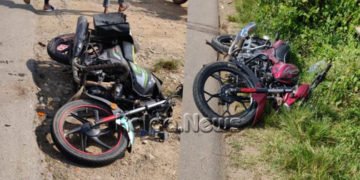 ಭದ್ರಾವತಿ ಗೌರಪುರದಲ್ಲಿ ಎರಡು ದ್ವಿಚಕ್ರ ವಾಹನ ಡಿಕ್ಕಿ: ಇಬ್ಬರ ಸಾವು