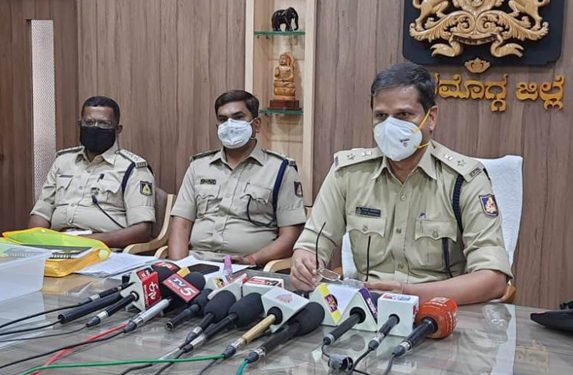 shimoga superintendent of police K M Shantaraju