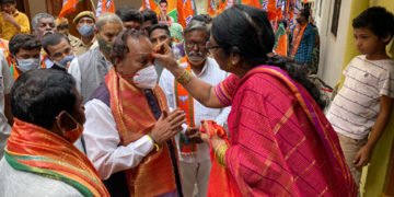 ಗ್ರೇಟರ್ ಹೈದರಾಬಾದ್ ಕಾರ್ಪೊರೇಶನ್ ಚುನಾವಣಾ ಪ್ರಚಾರದಲ್ಲಿ ಸಚಿವ ಈಶ್ವರಪ್ಪ ಭಾಗಿ