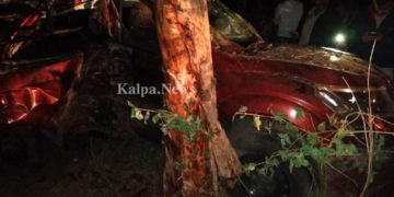 ಭದ್ರಾವತಿಯಲ್ಲಿ ಭೀಕರ ಅಪಘಾತ: ಇಬ್ಬರ ಸಾವು, ಆರು ಮಂದಿಗೆ ತೀವ್ರ ಗಾಯ