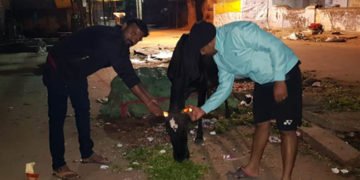 ಬೀದಿ ಬದಿ ಗೋವುಗಳನ್ನು ರಸ್ತೆ ಅಪಘಾತದಿಂದ ತಪ್ಪಿಸಲು ಭದ್ರಾವತಿಯ ಯುವಕರ ಪ್ಲಾನ್