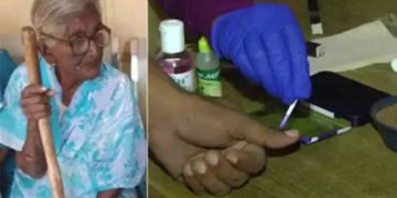 ಮತ ಚಲಾಯಿಸಿದ ನಂತರ ಕೊನೆಯಸಿರೆಳೆದ ವೃದ್ದೆ