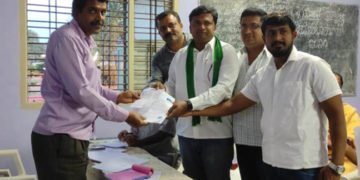 ತಾಲೂಕು ಒಕ್ಕಲಿಗರ ಸಂಘದ ಚುನಾವಣೆಗೆ ಶಶಿಕುಮಾರ್ ಗೌಡ ನಾಮಪತ್ರ