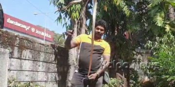 ಶಿವಮೊಗ್ಗ ಮುಖ್ಯ ಅಂಚೆ ಕಚೇರಿ ಆವರಣದಲ್ಲಿ ಕಾಣಿಸಿಕೊಂಡ ಹಾವು