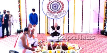 ಭದ್ರಾವತಿಯಲ್ಲಿ ಆರ್’ಎಎಫ್ ಘಟಕಕ್ಕೆ ಶಂಕುಸ್ಥಾಪನೆ ನೆರವೇರಿಸಿದ ಅಮಿತ್ ಶಾ