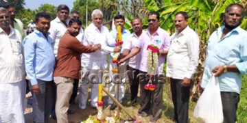 ಭದ್ರಾವತಿ ಬಿಎಚ್‌ರಸ್ತೆಯ ಮಾರುತಿ ನಗರ ಸೇತುವೆ ಅಗಲೀಕರಣಕ್ಕೆ ಶಾಸಕ ಸಂಗಮೇಶ್ವರ ಚಾಲನೆ