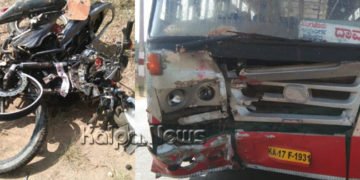 ಶಿವಮೊಗ್ಗದ ಬಳಿ ಭೀಕರ ಅಪಘಾತ: ಡಿಕ್ಕಿಯ ರಭಸಕ್ಕೆ ಸವಾರರ ದೇಹ ಛಿದ್ರ