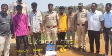 ಅಕ್ರಮ ಗಾಂಜಾ ಮಾರಾಟ ನಾಲ್ವರ ಬಂಧನ