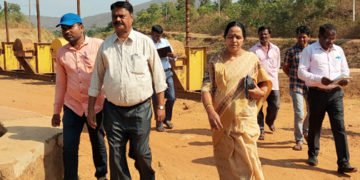 ನಾಲ ನೀರು ದಾವಣಗೆರೆ ಭಾಗಕ್ಕೆ ವಿಭಜಿಸುವ ರೆಗ್ಯುಲೇಟರಿ-2 ಕೇಂದ್ರಕ್ಕೆ ಕಾಡಾ ಅಧ್ಯಕ್ಷರ ಭೇಟಿ, ಪರಿಶೀಲನೆ
