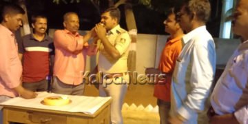 ಪೊಲೀಸ್ ಠಾಣೆಯಲ್ಲಿ ಜನ್ಮದಿನ ಆಚರಣೆ ಮೂಲಕ ಸಂಭ್ರಮಿಸಿದ ಆರಕ್ಷಕರು
