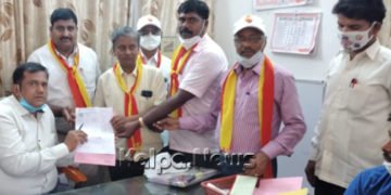 ಚಿತ್ರದುರ್ಗ ಜಿಲ್ಲಾ ಕಸಾಪ ಚುನಾವಣೆ: ಅಧ್ಯಕ್ಷ ಸ್ಥಾನಕ್ಕೆ ಕೆ.ಎಂ. ಶಿವಸ್ವಾಮಿ ನಾಮಪತ್ರ ಸಲ್ಲಿಕೆ