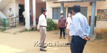 ಭದ್ರಾವತಿ ನಗರಸಭೆ ಚುನಾವಣೆ: ಜಿಲ್ಲಾಧಿಕಾರಿ ಶಿವಕುಮಾರ್ ಬೂತ್ ಪರಿಶೀಲನೆ