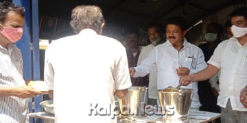 ಉಚಿತ ಅನ್ನ ದಾಸೋಹ ಕಾರ್ಯಕ್ರಮಕ್ಕೆ ಚಳ್ಳಕೆರೆ ಶಾಸಕ ರಘುಮೂರ್ತಿ ಚಾಲನೆ