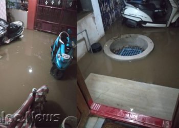 ಶಿವಮೊಗ್ಗ: ಮಳೆ ನೀರು ಮನೆಯೊಳಗೆ ನುಗ್ಗಿ ಹೊಸಮನೆ ಬಡಾವಣೆ ಜನರ ಪರದಾಟ…