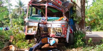 ಸೊರಬದಲ್ಲಿ ಭೀಕರ ಲಾರಿ ಅಪಘಾತ: ಪಾದಾಚಾರಿ ಸ್ಥಳದಲ್ಲೇ ಸಾವು