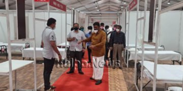 ಕೊಪ್ಪಳ ಜಿಂದಾಲ್ ಬಳಿ 1 ಸಾವಿರ ಆಕ್ಸಿಜನ್ ಬೆಡ್ ಆಸ್ಪತ್ರೆ: ಸಚಿವ ಆನಂದ್ ಸಿಂಗ್ ಪರಿಶೀಲನೆ