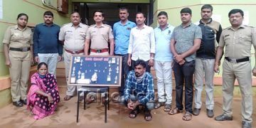 ಸೊರಬ: ಚಿನ್ನಾಭರಣ ಕಳವು ಮಾಡಿ ಪೊಲೀಸರ ಅತಿಥಿಯಾದ ಅತ್ತೆ-ಅಳಿಯ!