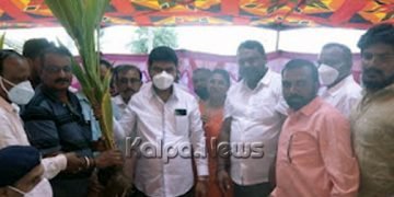 ಭದ್ರಾವತಿ: ಸಂಸದ ರಾಘವೇಂದ್ರ ಹುಟ್ಟುಹಬ್ಬದ ಅಂಗವಾಗಿ ತೆಂಗಿನ ಸಸಿ ವಿತರಣೆ
