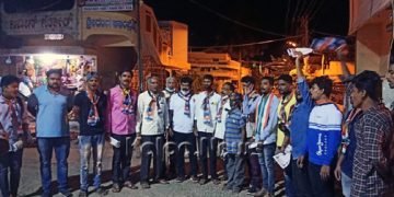 ಭದ್ರಾವತಿ ನಗರಸಭೆ ಚುನಾವಣೆ: ಗ್ರಾಮಾಂತರ ಯುವ ಕಾಂಗ್ರೆಸ್ ಮತಯಾಚನೆ