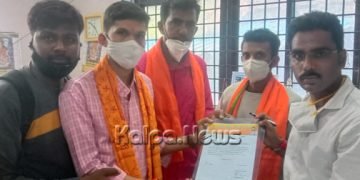 ಸಾರ್ವಜನಿಕವಾಗಿ ಗಣೇಶ ಮೂರ್ತಿ ಪ್ರತಿಷ್ಠಾಪಿಸಲು ಅನುಮತಿ ಕೋರಿ ತಹಸೀಲ್ದಾರ್ ಗೆ ಮನವಿ