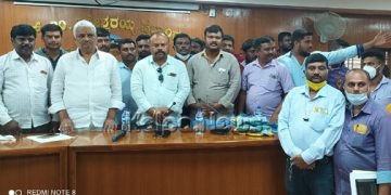 ಗುತ್ತಿಗೆ ಕಾರ್ಮಿಕರ ಜೀವನಮಟ್ಟ ಸುಧಾರಣೆಗಾಗಿ ಒಗ್ಗಟ್ಟಾಗಿರಲು ಶಾಸಕ ಸಂಗಮೇಶ್ವರ್ ಕರೆ