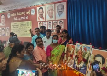 ಶಿವಮೊಗ್ಗ ಗ್ರಾಮಾಂತರ ಮಹಿಳಾ ಮೋರ್ಚಾದಿಂದ ಪೋಸ್ಟ್ ಕಾರ್ಡ್ ಅಭಿಯಾನಕ್ಕೆ ಚಾಲನೆ